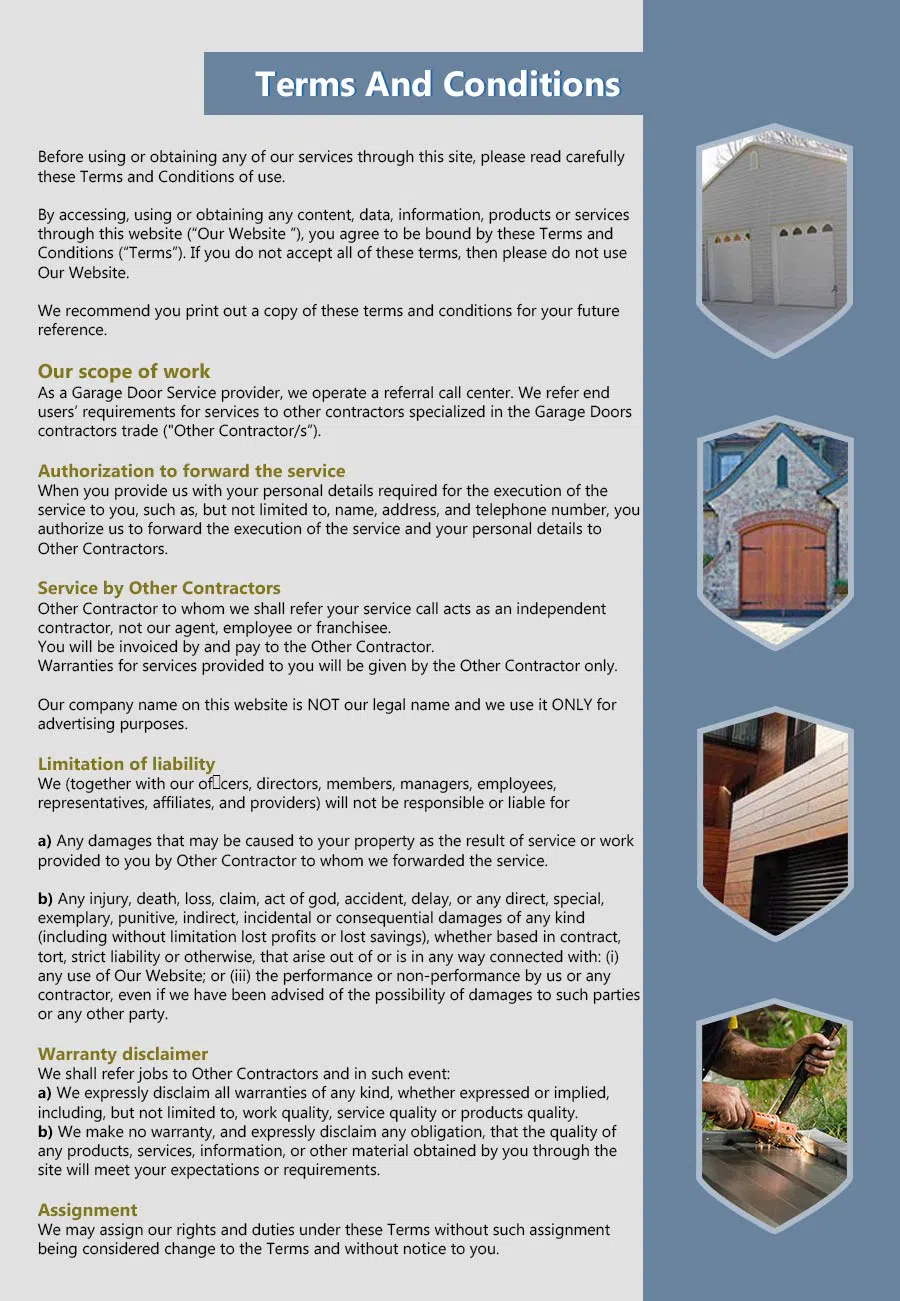 HighTech Garage Door Springfield, VA 571-419-5741